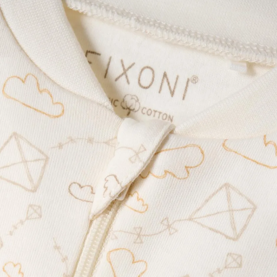 Sale Fixoni Baby Natdragt i økologisk bomuld - Marshmallow