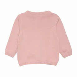 Outlet Fixoni Børne Cardigan i økologisk bomuld - Misty Rose
