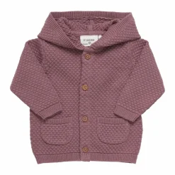 Best Fixoni Børne Cardigan i økologisk bomuld - Grape Shake