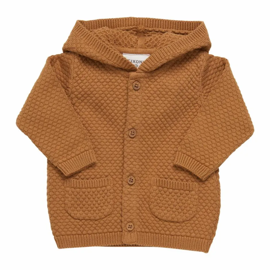 Online Fixoni Børne Cardigan i økologisk bomuld - Lion
