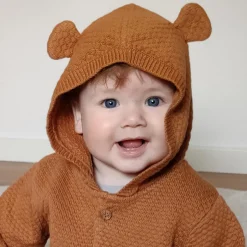 Online Fixoni Børne Cardigan i økologisk bomuld - Lion