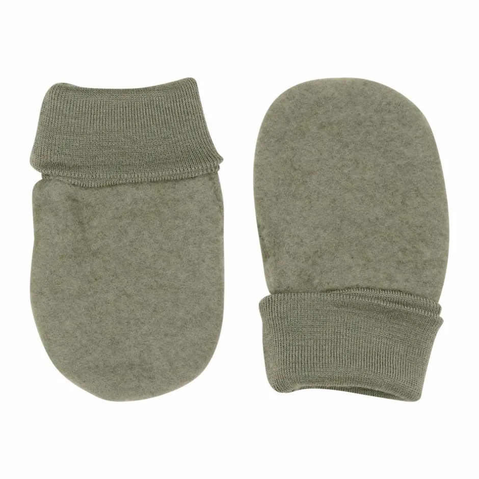 Sale Fixoni Børne Vanter i merinould - Deep Lichen Green