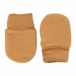 Online Fixoni Børne Vanter i merinould - Brown Sugar