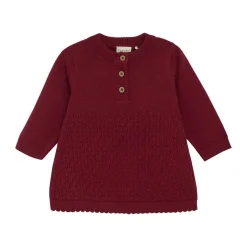 Fixoni Pige Kjole i økologisk bomuld - Syrah