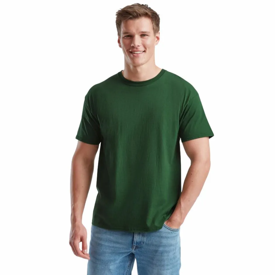 Discount Fruit of the loom Unisex T-shirt - Grøn