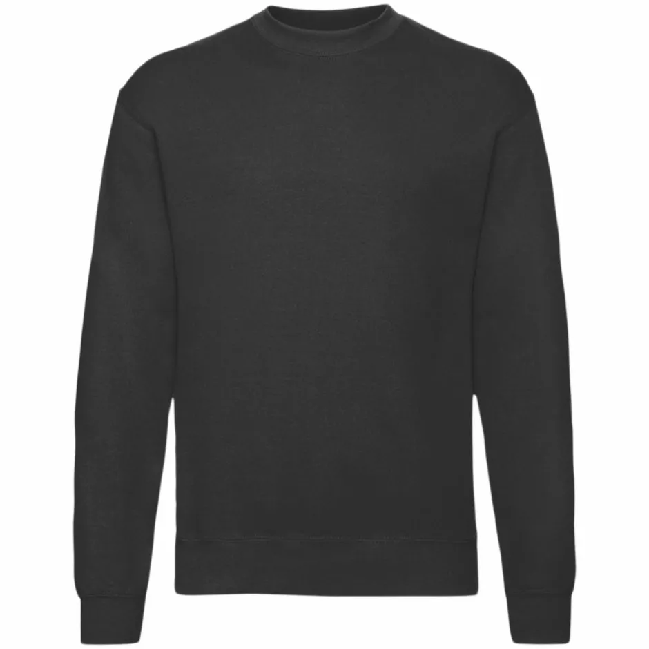 Clearance Fruit of the loom Unisex Sweatshirt - Sort