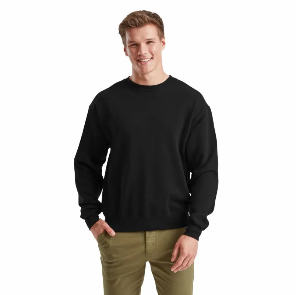 Clearance Fruit of the loom Unisex Sweatshirt - Sort