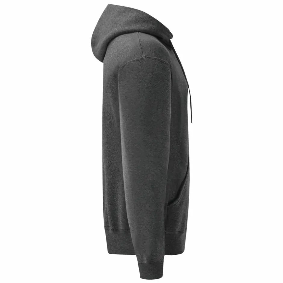 Discount Fruit of the loom Unisex Hættetrøje - Dark Heather Grey