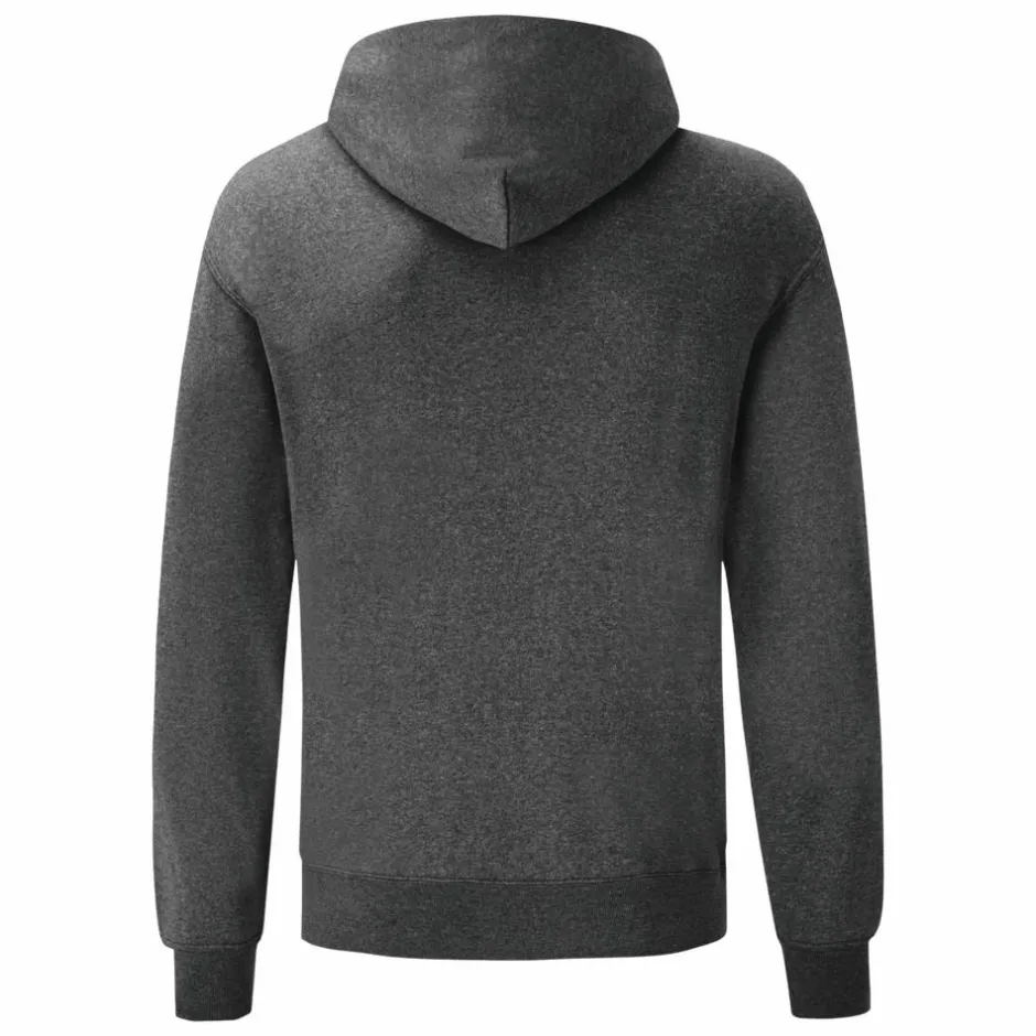 Discount Fruit of the loom Unisex Hættetrøje - Dark Heather Grey