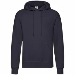 Outlet Fruit of the loom Unisex Hættetrøje - Navy