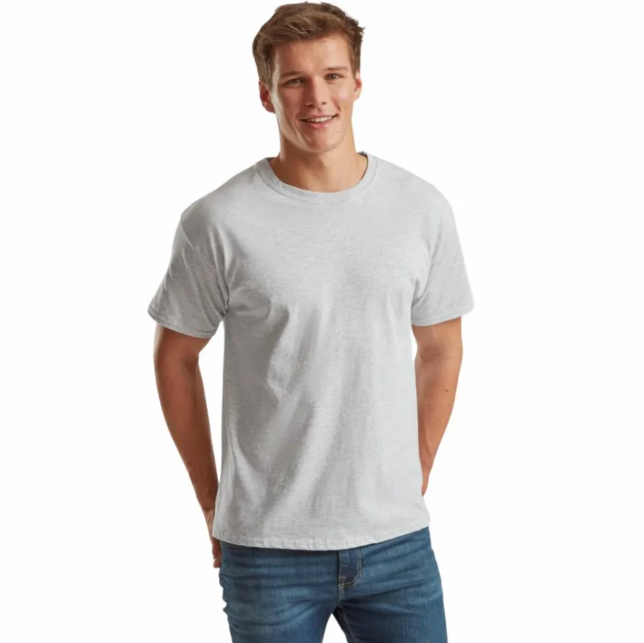 Clearance Fruit of the loom Unisex T-shirt - Grå