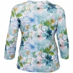 Clearance Gabriella K. Dame T-shirt - Green Comb