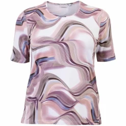 Gabriella K. Dame T-shirt - Taupe Comb