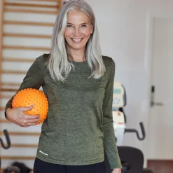 Sale GEYSER by ID Dame Træningstrøje - Oliven melange