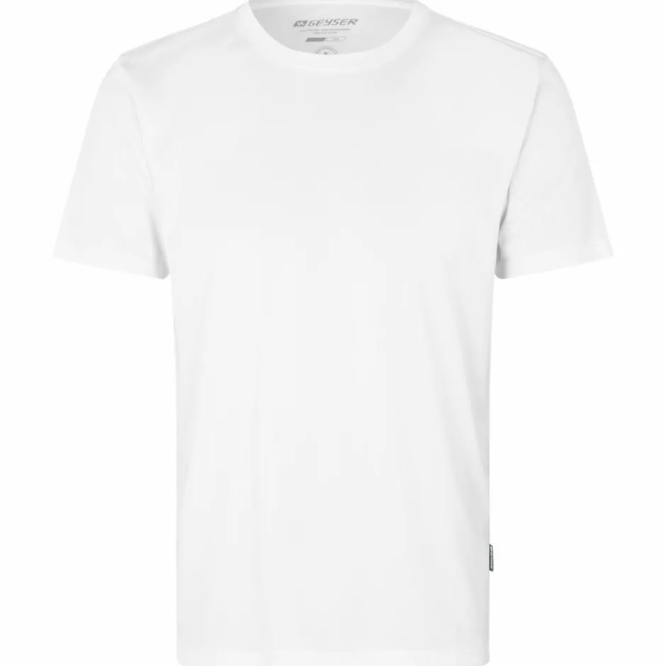 Discount GEYSER by ID Essential Herre Trænings t-shirt - Hvid