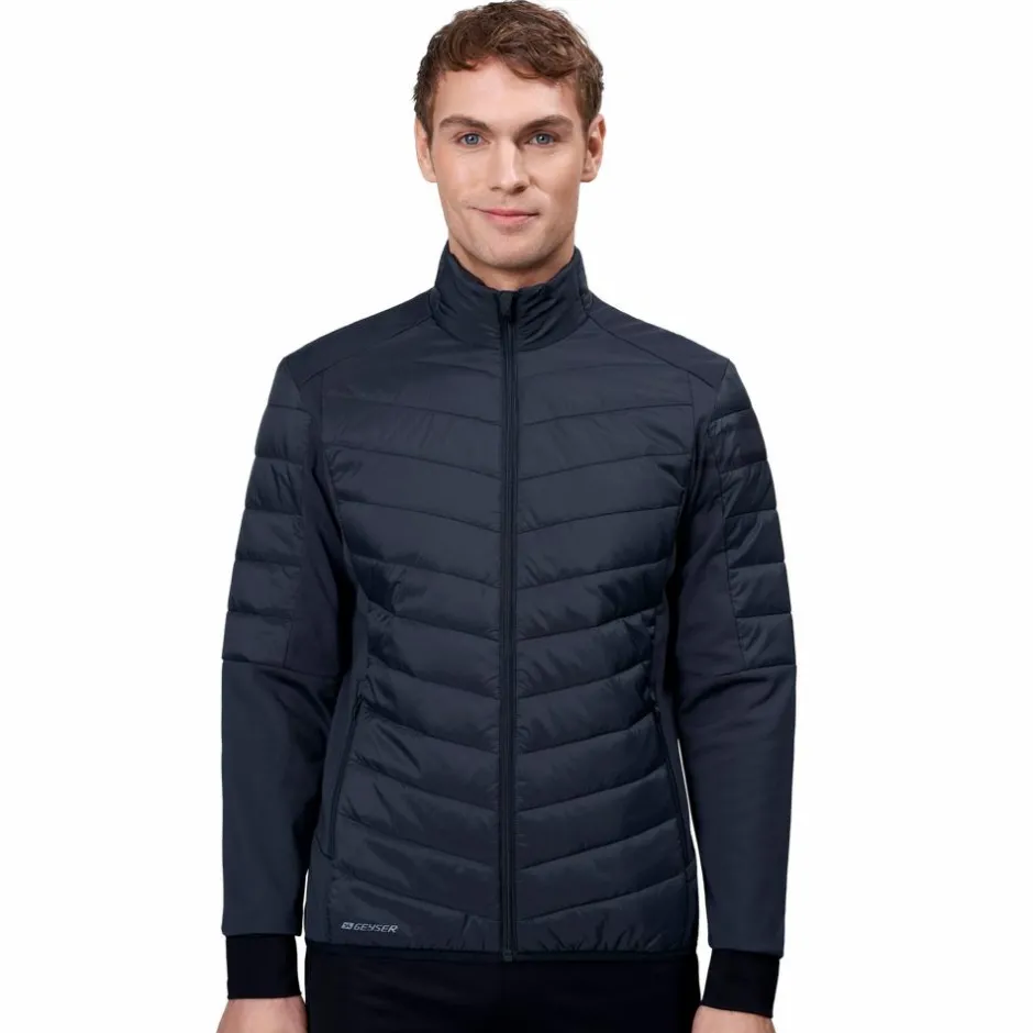 Discount GEYSER by ID Herre Hybridjakke - Navy