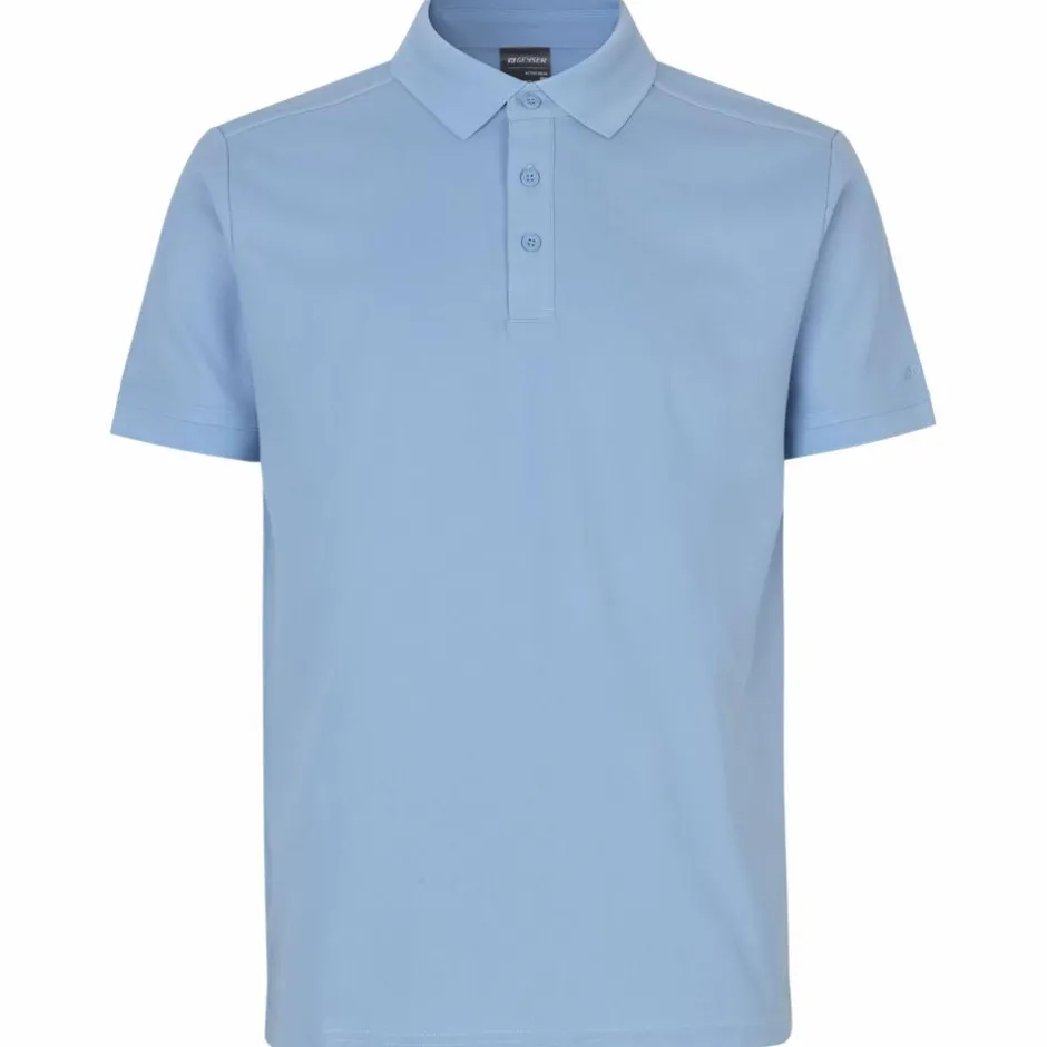 Clearance GEYSER by ID Herre Polo - Lyseblå