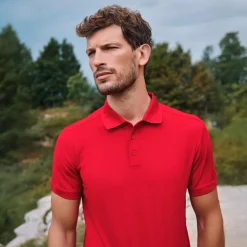 Discount GEYSER by ID Herre Polo - Rød