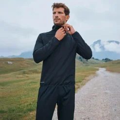 Outlet GEYSER by ID Herre Træningsjakke m. stretch - Sort