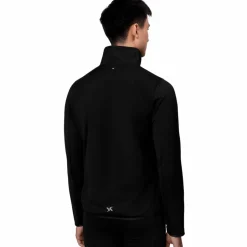 Outlet GEYSER by ID Herre Træningsjakke m. stretch - Sort