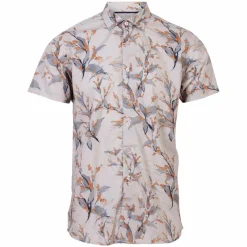 Outlet Gnious Herre Kortærmet skjorte - Dark Mist