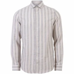 New Gnious Herre Skjorte - Lt. Grey Mix