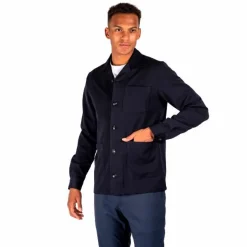 Clearance Gnious Herre Skjorte Jakke - Night Navy