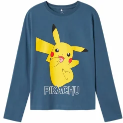 Best Guppy Alim Pokémon Pikachu Børne Langærmet t-shirt - China Blue