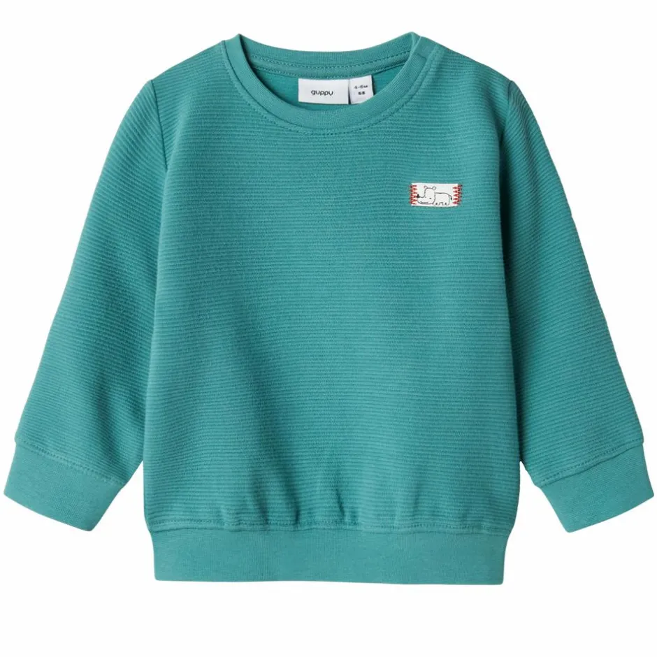 Online Guppy Dalit Baby Sweatshirt - Deep Sea