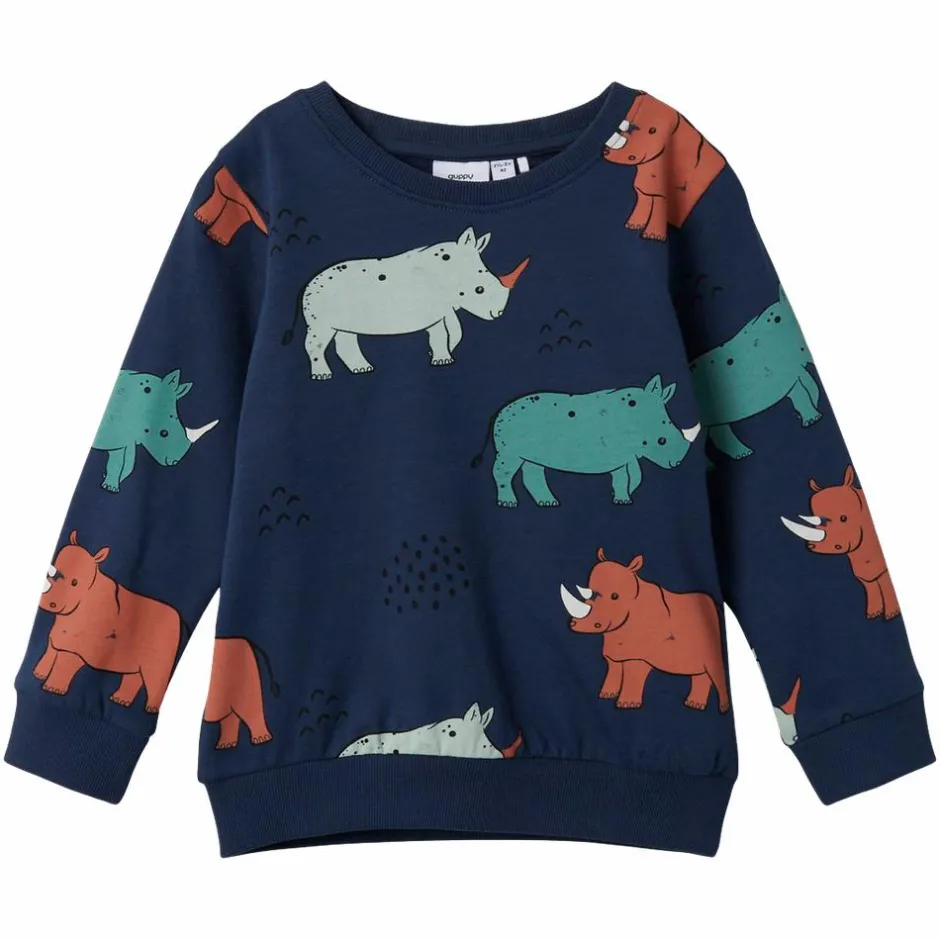 Best Guppy Damaso Børne Sweatshirt - Insignia Blue