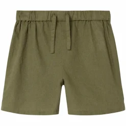 Online Guppy Haga Pige Shorts i hørmix - Oil Green