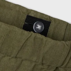 Online Guppy Haga Pige Shorts i hørmix - Oil Green