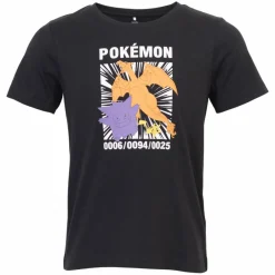 Clearance Guppy Kafele Pokémon Drenge T-shirt - Black