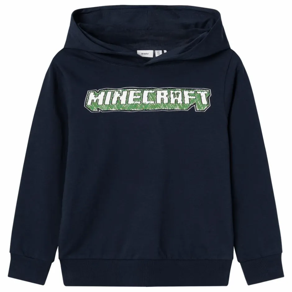 Hot Guppy Minecraft Børne Sweatshirt - Dark Sapphire