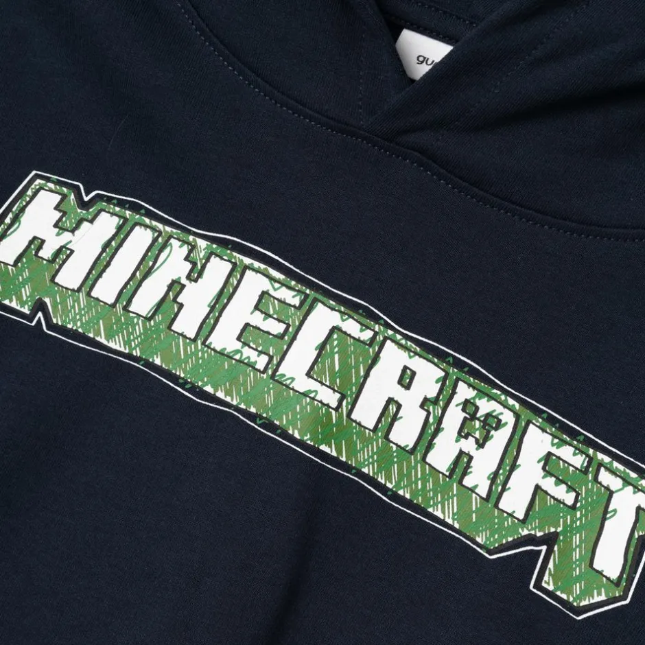 Hot Guppy Minecraft Børne Sweatshirt - Dark Sapphire