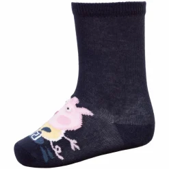 Best Guppy Mori Gurli Gris Børne Strømper - Dark Sapphire