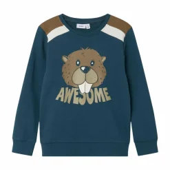 Online Guppy Mosner Drenge Sweatshirt - Midnight Navy