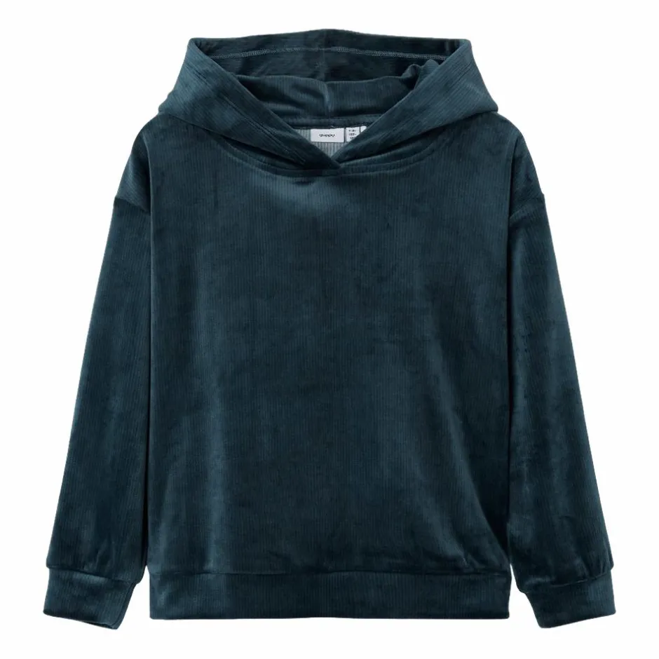 Hot Guppy Obima Pige Hættetrøje - Dark Slate