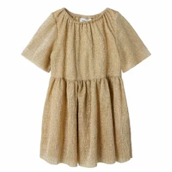 Best Guppy Ria Pige Kjole m. glimmer - Gold Colour