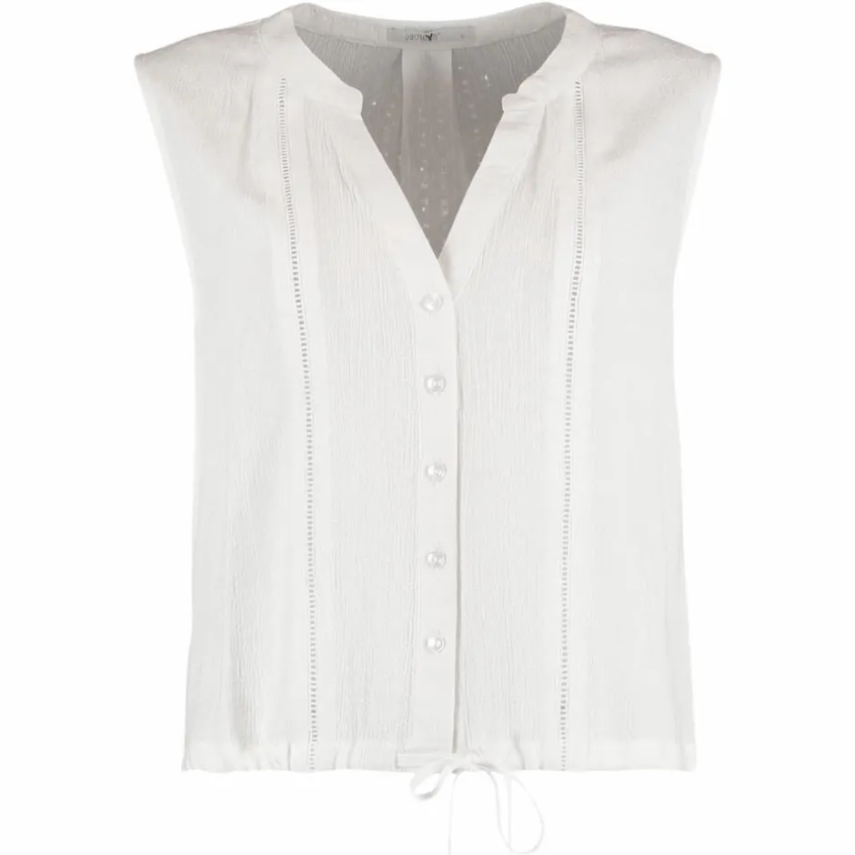 Clearance Hailys Dame Top - White