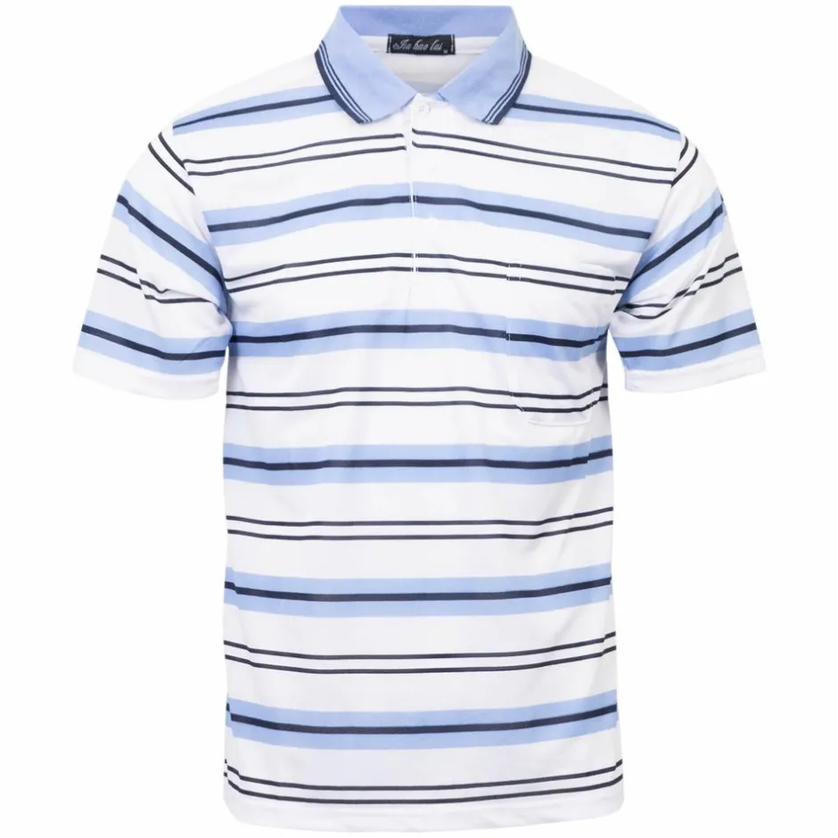 Hot NN Herre Polo - Lyseblå