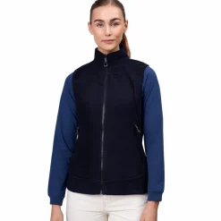 Hot ID Active Dame Vest m. fleece - Navy