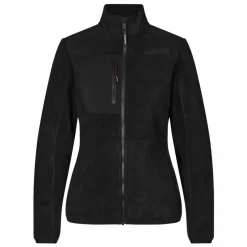 Best ID Bonded Dame Fleecejakke - Sort