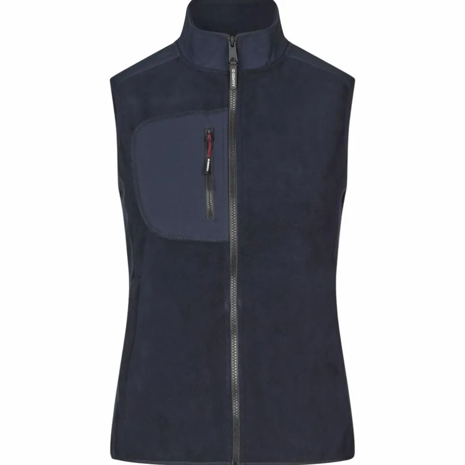 ID Bonded Dame Vest m. fleece - Navy