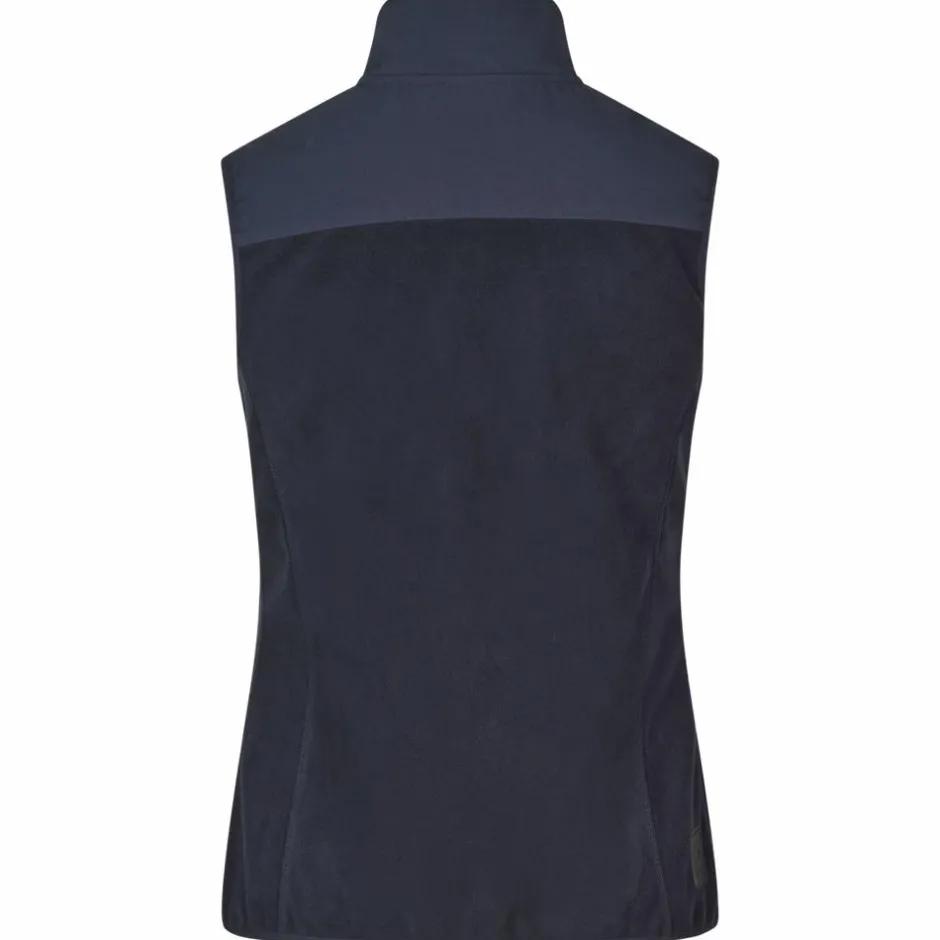 ID Bonded Dame Vest m. fleece - Navy