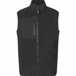 Best ID Bonded Herre Vest m. fleece - Sort