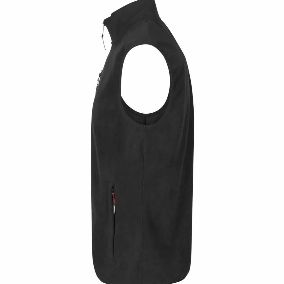 Best ID Bonded Herre Vest m. fleece - Sort