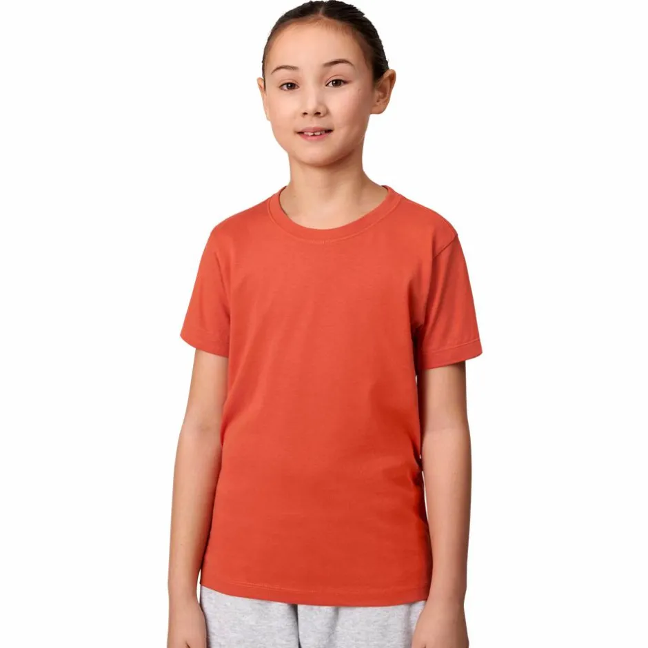 Clearance ID Børne T-shirt i økologisk bomuld - Koral