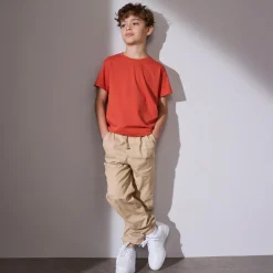 Clearance ID Børne T-shirt i økologisk bomuld - Koral