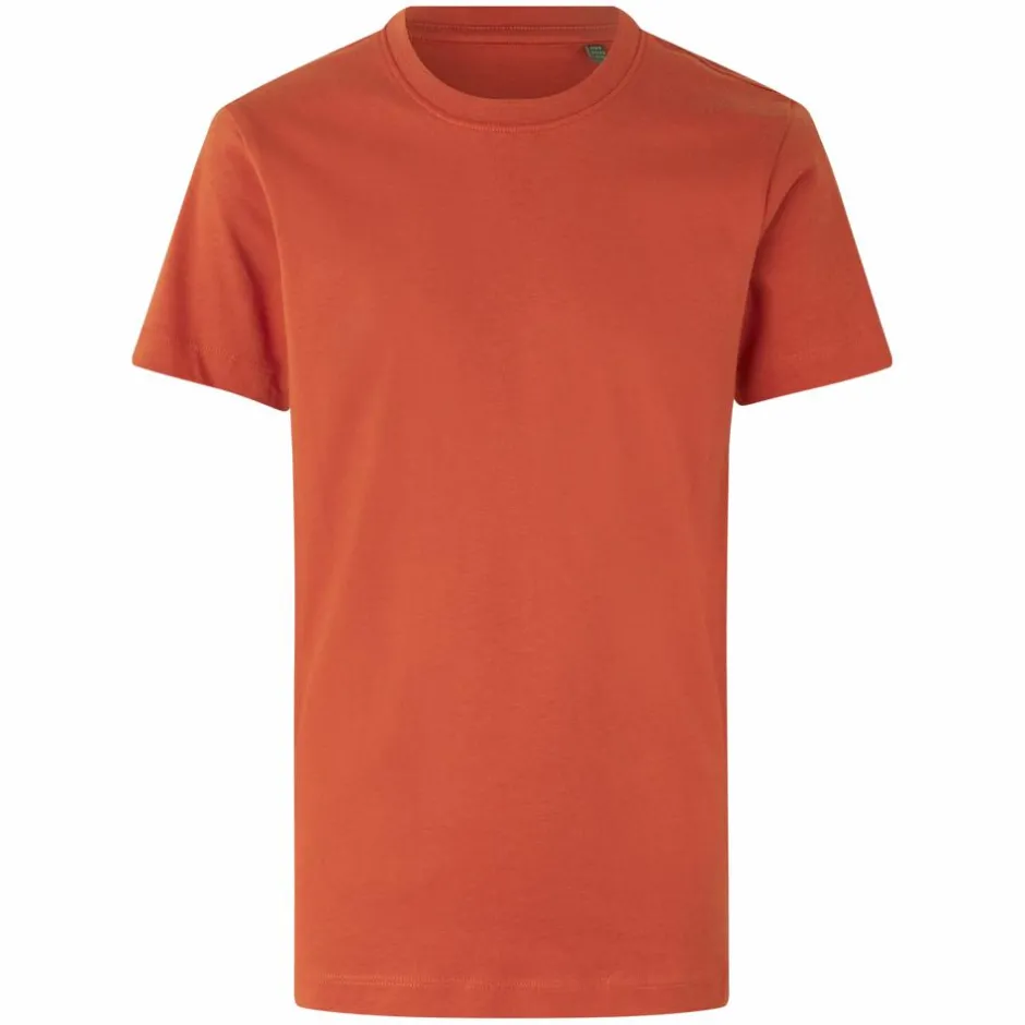 Clearance ID Børne T-shirt i økologisk bomuld - Koral